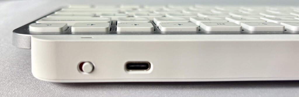 MX Key Mini for Macのインターフェース